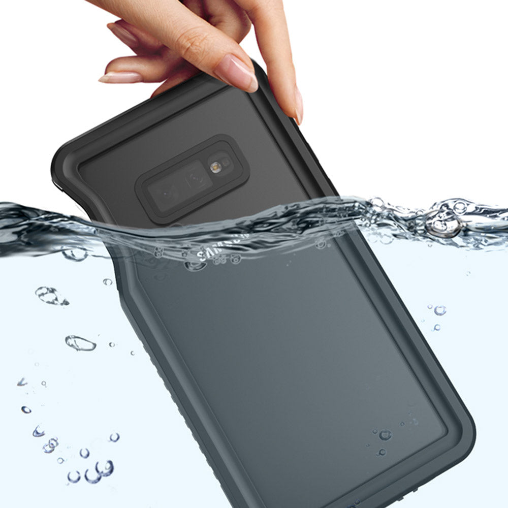 FS Series For Samsung Galaxy S10e IP68 Waterproof Snorkeling Clear Case Anti-Fall Full Protection Phone Cover FS Series For Samsung Galaxy S10e IP68 Waterproof Snorkeling Clear Case Anti-Fall Full Protection Phone Cover